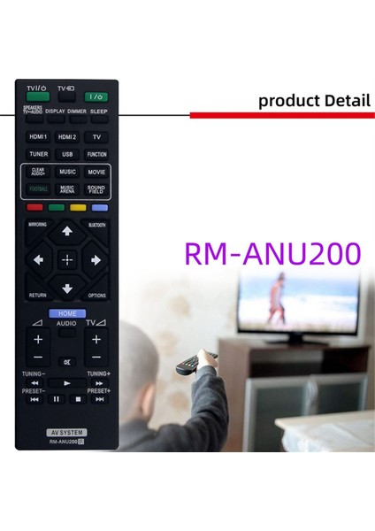 N11R RM-ANU200 Sony Av Sistemi RM-ANU200 HT-IV30 Yedek Aksesuarları Için Yapıldı (Yurt Dışından) fiyatları