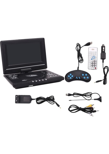 9.8 Inç Taşınabilir Ev Araba DVD Oynatıcı VCD CD CD Tv Oyuncusu USB Radyo Adaptör Desteği Fm Radyo Alma-Ab Fişi (Yurt Dışından) modelleri