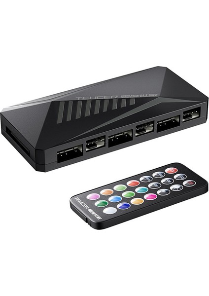 Teucer 6p Argb 6 Yönlü Splitter 5V 3pin Fan Denetleyicisi Hub Sata Powered 4pin Pwm Manyetik Standoff Hub Pc Kasası Için (Yurt Dışından) indirimleri