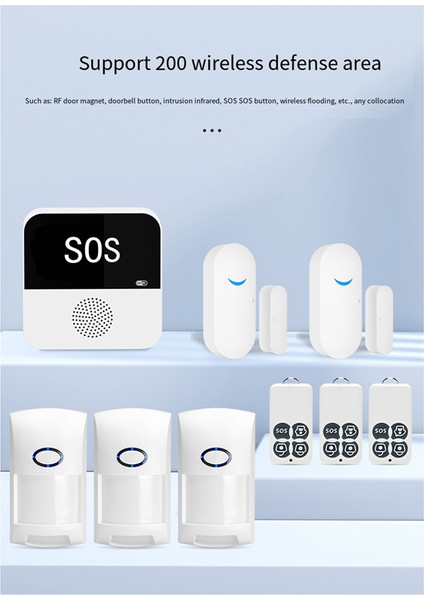 Wifi Kablosuz Akıllı Ağ Geçidi Acil Durum Arayan Sos Ses Uyarısı Hırsızlık Karşıtı Kapı Mıknatısı Kızılötesi Dedektör (Yurt Dışından) indirimleri