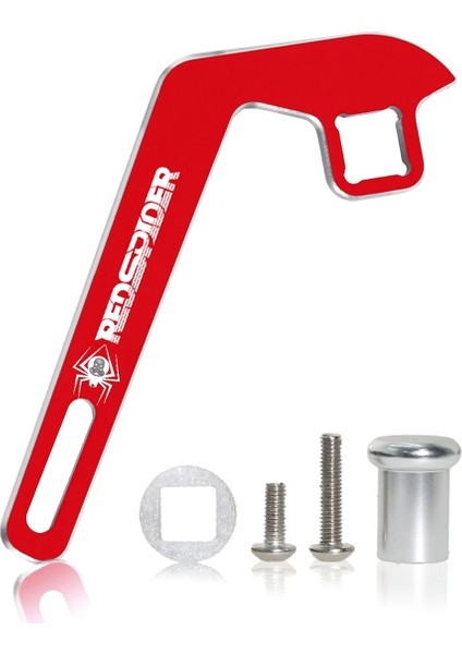 Kırmızı Örümcek R Metal Başparmak Kol Terici Direksiyon Timi Tetikleyicisi Tqı Verici 6530, Kırmızı (Yurt Dışından)