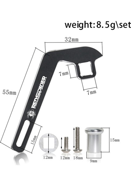 Kırmızı Örümcek R Metal Başparmak Kol Terici Direksiyon Timi Tetikleyicisi Tqı Verici 6530, Kırmızı (Yurt Dışından) modelleri