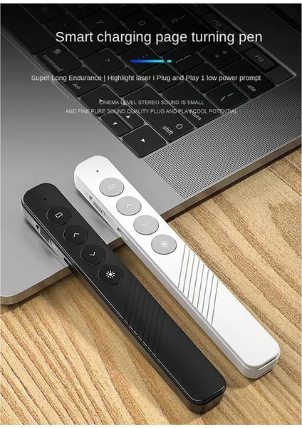 Kablosuz Sunucu Flip Pen 2.4ghz USB Ppt Powerpoint Sunum Için Kırmızı Işık Dönüş Kalemi Slayt Siyah (Yurt Dışından) indirimleri