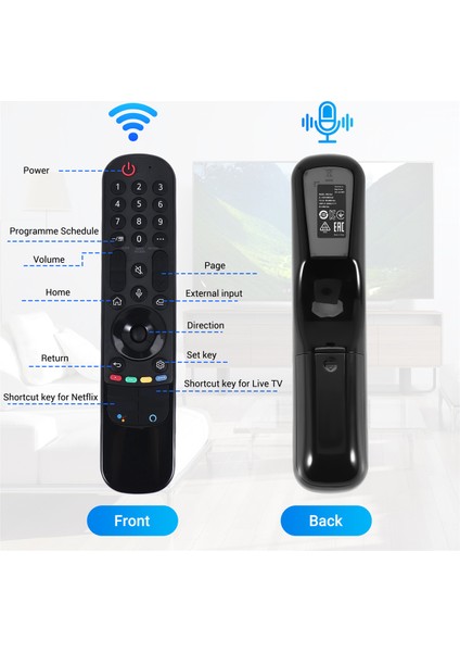 Yeni MR21GA MR21GC Lg AKB76036509 43NANO75 55UP75006LF OLED55A1RLA GA-21BA Tv Yok (Filmler) (Yurt Dışından) fırsatları