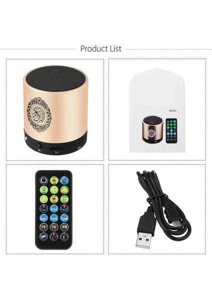 Kur&#39;an Müslüman Konuşmacı, Akıllı Kuran Çeviri Küçük Taşınabilir Uzaktan Kumanda Bluetooth Mp3 Fm Oyuncu Ramazan Hac Hediyeleri (Yurt Dışından) indirimleri