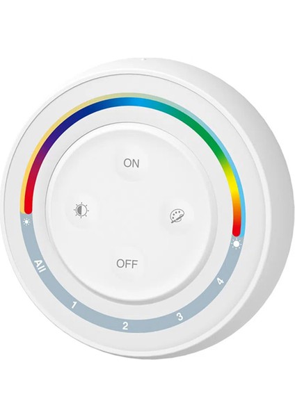 S2W+ 4-Zone 2.4ghz Rainbow Uzaktan Ayarlanabilir Doygunluk Cct/parlaklık Anahtarı Seri Ampul Işık Denetleyicisi Için Rgbcct (Yurt Dışından)