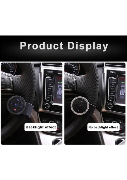 7 Kezli Kablosuz Direksiyon Uzaktan Kumanda Düğmesi Arka Işıklı Araçlı Radyo DVD Android Gps Aksesuarları Siyah (Yurt Dışından) indirimleri