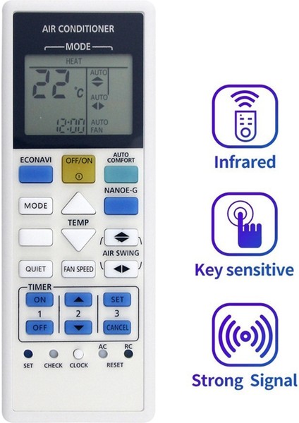 Panasonic Klima A75C03590&#39;I Değiştirin A75C03590 A75C03590 CS-PS18UKA CS-PV9SKH-1 CS-PV12SKH-1 (Yurt Dışından) fiyatları