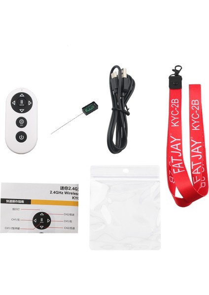 Rc Otomobil Teknesi Için Su Geçirmez Alıcı 4-Ch Mini Kablosuz Uzaktan Kumanda ile 2.4g Kablosuz Uzaktan Kumanda (Yurt Dışından)