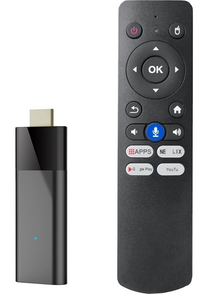 Q6 Tv Stick Bluetooth Ses Uzaktan 2g+8g Android 10 2.4g/5g Wifi+Bt4.0 H313 Tv Kutusu Android Tv Dongle Pk DQ03 2g+8g (Yurt Dışından)