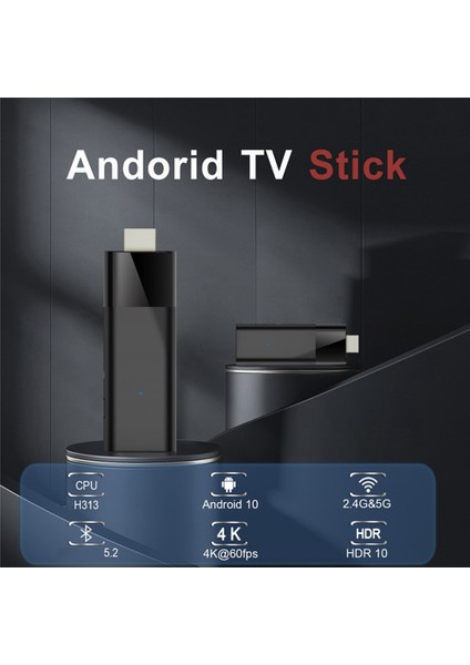 Q6 Tv Stick Bluetooth Ses Uzaktan 2g+8g Android 10 2.4g/5g Wifi+Bt4.0 H313 Tv Kutusu Android Tv Dongle Pk DQ03 2g+8g (Yurt Dışından) modelleri