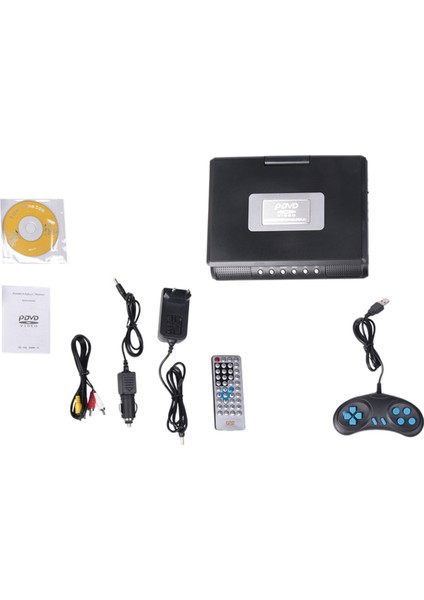 DVD Oynatıcı 7.8 Inç Multimedya Dijital CD Çalarlar 270 Derece Rotasyon Ekranı Uzaktan Kumanda Malzemeleri Ab Fişi ile (Yurt Dışından) fiyatları