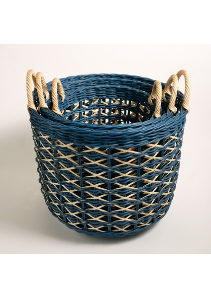Java Rattan Sepet 45 cm Lacivert indirimleri