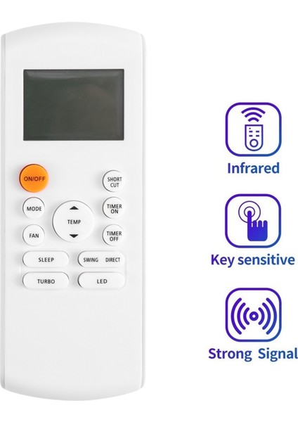 Midea Klima RG57B1/BGE RG57B/BGE RG57/BGE RG57A6/BGEF RG57E1/BGEU1 Için Yedek Uzaktan Kumanda (Yurt Dışından) fırsatları