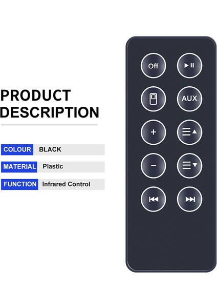 Bose Sounddock 10 SD10 Bluetooth Uyumlu Hoparlör Dijital Müzik Sistemi Için Yeni Uzaktan Kumandalı Yedek (Yurt Dışından) fiyatları