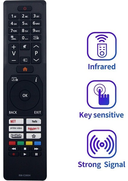 Jvc RM-C3604 LCD Tv Uzaktan Kumandası Için RM-C3604 Uzaktan Kumandasını Değiştirin (Yurt Dışından) fiyatları