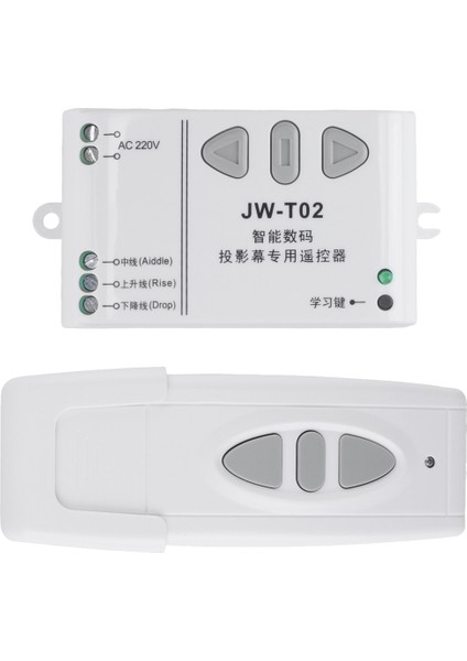 JW-T02 Kablosuz Uzaktan Kumanda +Elektrikli Projektör Ekranları Için 315MHZ Ön Kontrolör Elektrik Perdeleri/kule Garaj Kapısı (Yurt Dışından) indirimleri