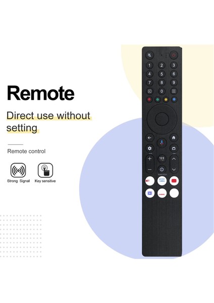 Tcl RC833A Fmb5 Tv Uzaktan Kumandası Için RC833A Fmb5 Uzaktan Kumandasını Değiştirin (Yurt Dışından) fırsatları