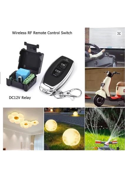 Evrensel Kapı Uzaktan Kumanda Anahtarı Dc 12V Rf 433 Mhz Garaj Kapısı LED Aydınlatma Için Kod Röle Alıcısını Sormak (Yurt Dışından) fiyatları