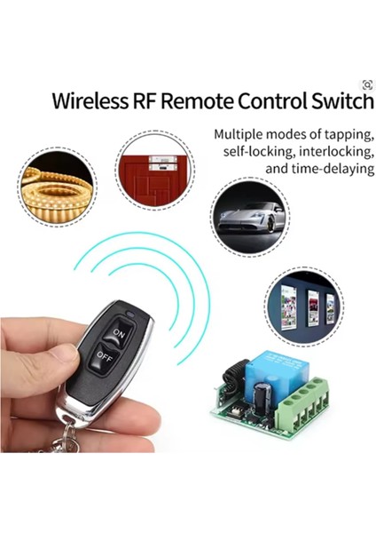 Evrensel Kapı Uzaktan Kumanda Anahtarı Dc 12V Rf 433 Mhz Garaj Kapısı LED Aydınlatma Için Kod Röle Alıcısını Sormak (Yurt Dışından) fırsatları
