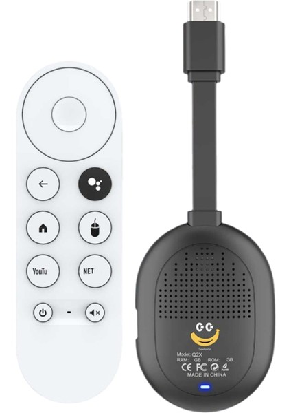 Banana Tv Q2X Tv Stick 2g+8g Android 14.0 Allwinner H313 Wifi6 Bluetooth Ses Uzaktan Kumanda Akıllı 8k Tv Kutusu (Yurt Dışından)