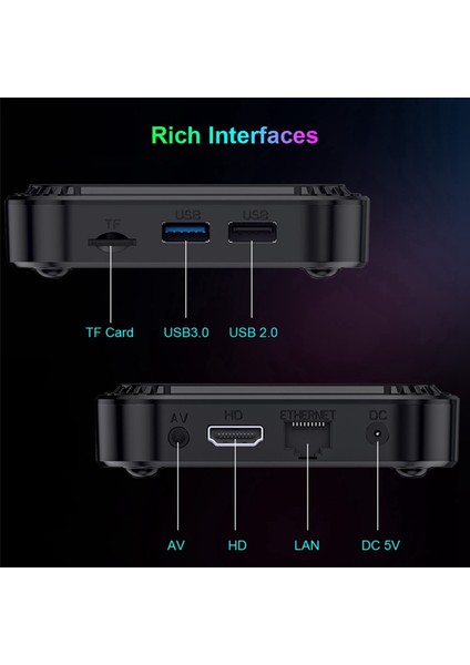 Akıllı Tv Kutusu Android 13 4+64G RK3528 8k Hdr 10 Wifi6 Bt 5.0 Voice Media Player Tv Kutusu Au Plug ile (Yurt Dışından) fırsatları