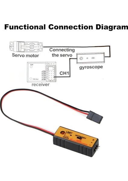Rc Oyuncaklar Için Rc Uzaktan Denetleyici Için Araba/tekne 2- Axes Gyroscope 4.8V-6V 10MA Alıcı Drift Drive (Yurt Dışından) modelleri