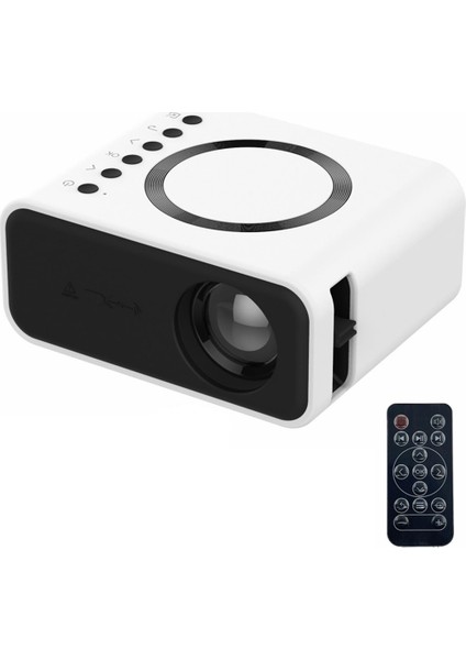 Mobil Video Mini Projector Theatre Media Player Kablolu Kablosuz Aynı Ekran Projektörü iPhone Android - Ingiltere Fiş (Yurt Dışından)