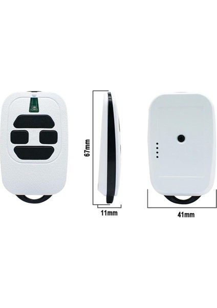 Garaj Kapısı Uzaktan Kumanda Verici Değişimi 433.92MHZ Dea Gtı4 El Verici Paketi 2 (Yurt Dışından) modelleri