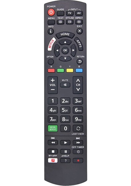 Panasonic Viera LCD Için Panasonic Tv Uzaktan Kumandası Için Universal Uzaktan Kumanda Netflix ile 3D Tv Led, Uygulama Düğmelerim (Yurt Dışından)