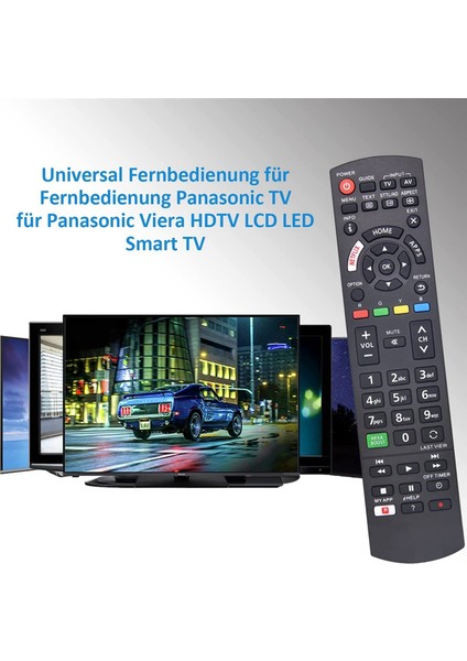 Panasonic Viera LCD Için Panasonic Tv Uzaktan Kumandası Için Universal Uzaktan Kumanda Netflix ile 3D Tv Led, Uygulama Düğmelerim (Yurt Dışından) fırsatları