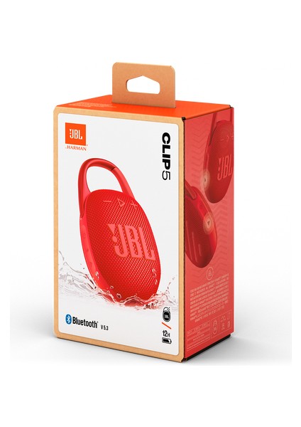 Clip 5 Taşınabilir Bluetooth Hoparlör Kırmızı fiyatları
