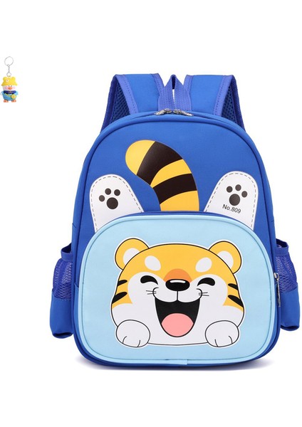Çocuk Okul Çantası Çizgi Film Erkek ve Kız Sırt Çantası Hafif Anaokulu Sevimli Süper Sevimli Sırt (Yurt Dışından)