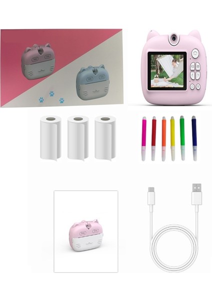 Çocuk Kamerası Polaroid Kamera Hd Fotoğraf ve Video Oyuncağı (Yurt Dışından) fırsatları