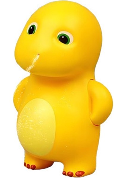 Bebeklerin Banyo Yapması ve Suda Oynaması Için Su Püskürtmek Üzere Basılan Sarı Küçük Ejderha Oyuncağı Su Tabancası (Yurt Dışından)