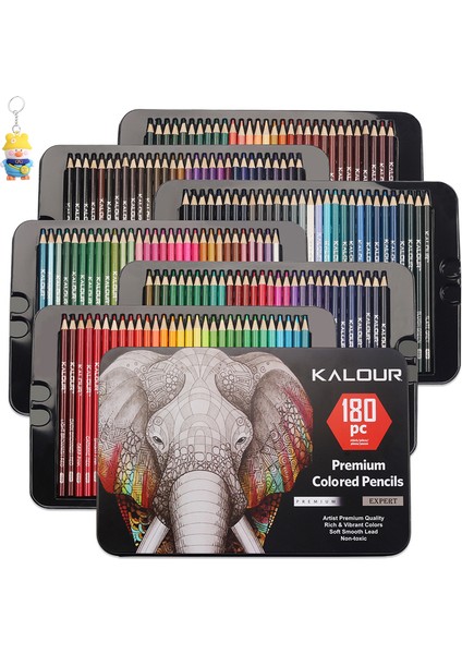 180 Renkli Kalem Çizim Seti Metal Renk Kurşun Sanat Malzemeleri 180 Renkli Kurşun Seti (Yurt Dışından)