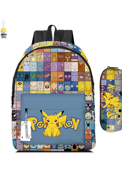 Karikatür Sırt Çantası Iki Parçalı Anime Öğrenci Okul Çantası Kalem Çantası Büyük Kapasiteli Okul (Yurt Dışından)