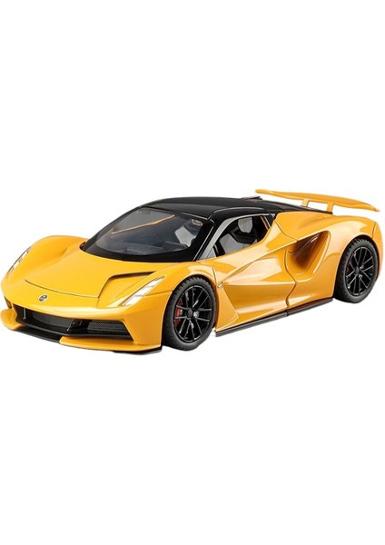 1:24 Lotus Yeni Enerji Alaşımlı Spor Araba Modeli Çocuk Simülasyonu Çocuk Oyuncak Araba Sesi ve Işığı Geri Çekilebilir (Yurt Dışından)