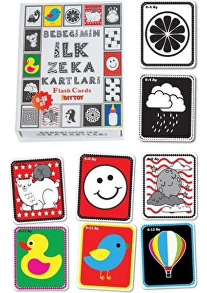 Eğitici Flash Kartlar Bebeğim İçin Zeka Geliştirici Oyun 15 Adet 3+ Yaş indirimleri