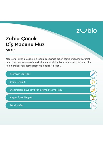 Florürsüz Çocuk Diş Macunu Muz, 50 Gr fiyatları