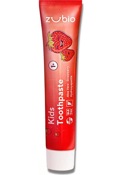 Florürsüz Çocuk Diş Macunu Çilek, 50 Gr