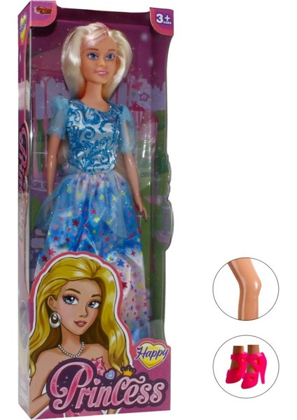 Prenses Bebek 30 cm - 66774 -1 - Mavi (Bamido)