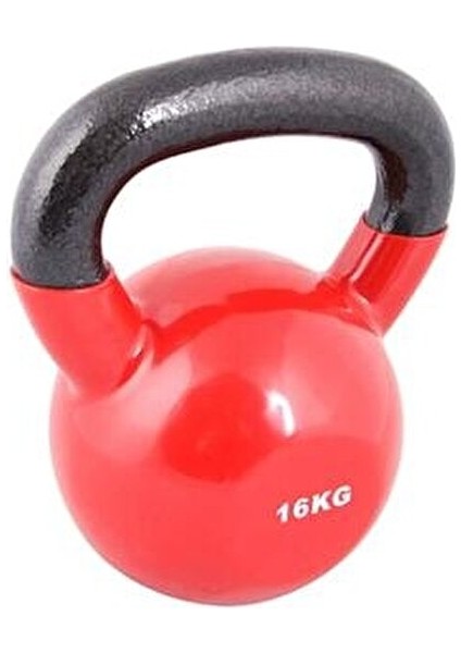 Vinyl Kettlebell 16 Kg - Kırmızı fiyatları