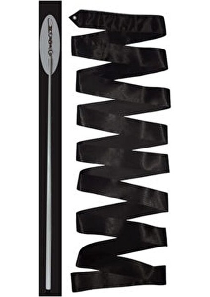 Ritmik Cimnastik Kurdelası ve Sopası - Siyah Fig Onaylı CWA129 fiyatları