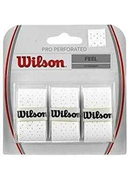 Pro Overgrip Beyaz Perforated 3'lü (WRZ4005WH) fiyatları
