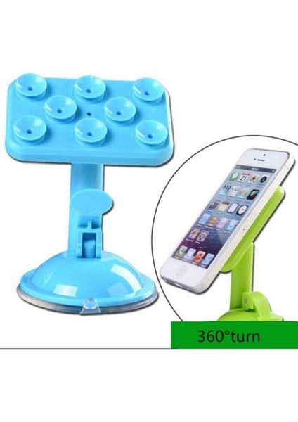 Mavi Araç Içi Telefon Tutucu, Vantuzlu, Hızlı ve Güçlü Uyum Sağlar fiyatları
