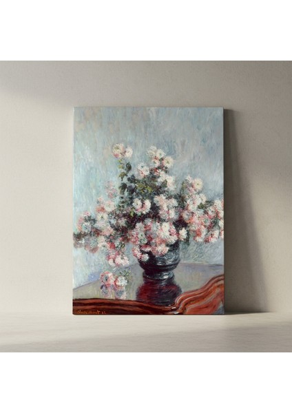 Izlenimcilik Tarzı Krizantem Çiçekleri Tablosu fiyatları