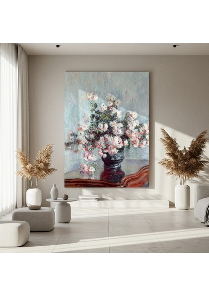 Izlenimcilik Tarzı Krizantem Çiçekleri Tablosu fırsatları