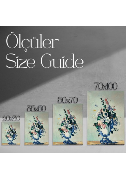 Post-Izlenimcilik Çiçek Buketi Tablosu modelleri