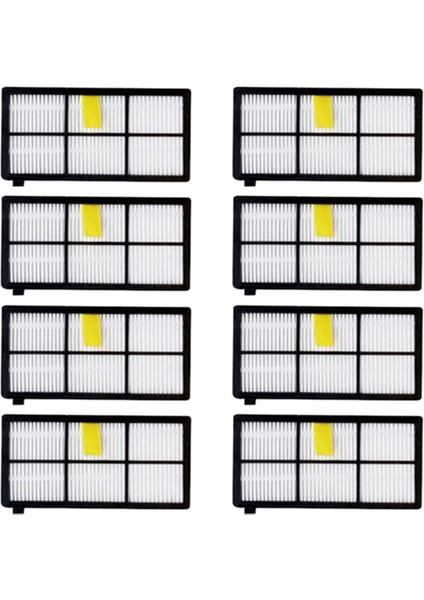 Irobot Roomba Serisi 800, 860, 865, 866, 870, 871 ve 880 Hepa Filtresi Için 8 Adet (Yurt Dışından)